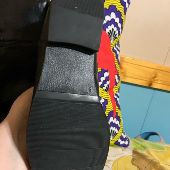 Simply Be Knee high black leather wide calf boots - Picture 5 of 5